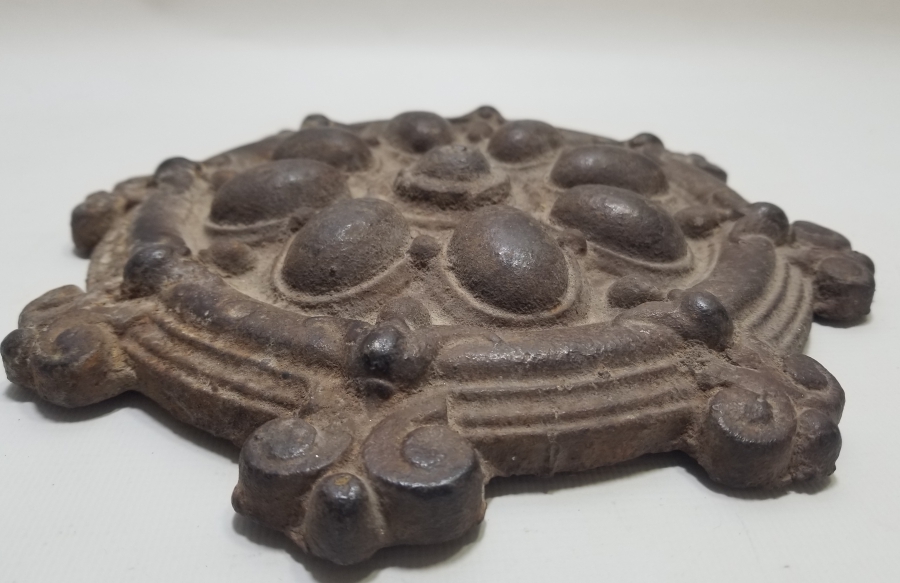 NADİR TİPTE OSMANLI DÖNEMİ BÜYÜK BOY RUM KAPI TOKMAĞI AYNASI