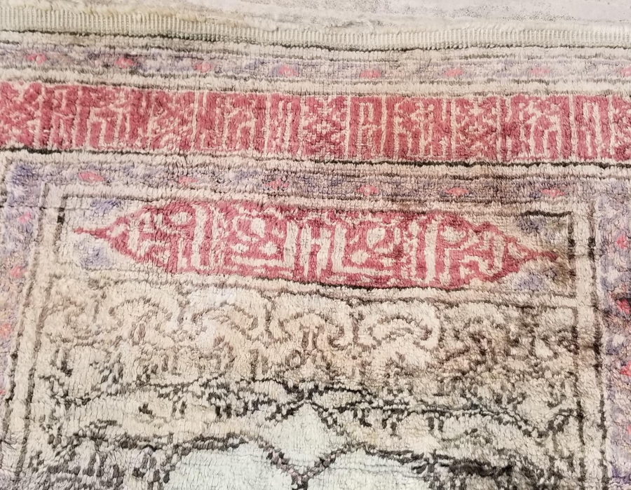 OSMANLI DÖNEMİ ÇOK NADİR İPEK HEREKE SECCADE