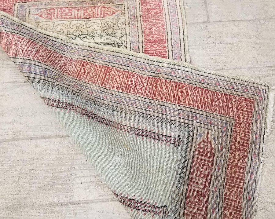 OSMANLI DÖNEMİ ÇOK NADİR İPEK HEREKE SECCADE