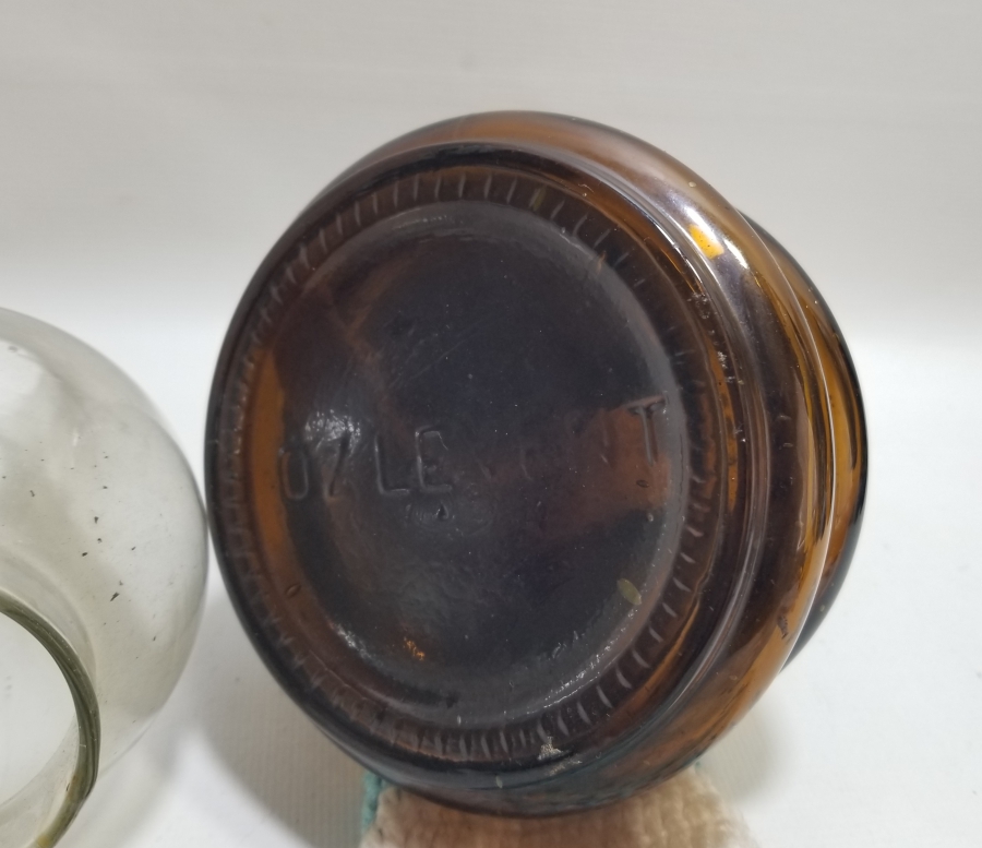 ORİJİNAL BACA KORUMASIYLA ANTİKA GAZ LAMBASI