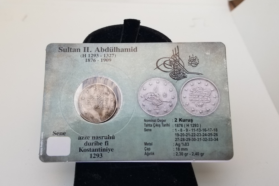 SULTAN ABDÜLHAMİD DÖNEMİ GÜMÜŞ 2 KURUŞ MECİDİYE