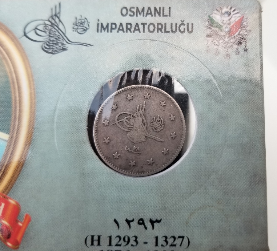 SULTAN ABDÜLHAMİD DÖNEMİ GÜMÜŞ 2 KURUŞ MECİDİYE