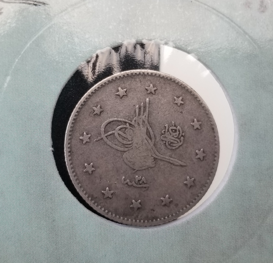 SULTAN ABDÜLHAMİD DÖNEMİ GÜMÜŞ 2 KURUŞ MECİDİYE