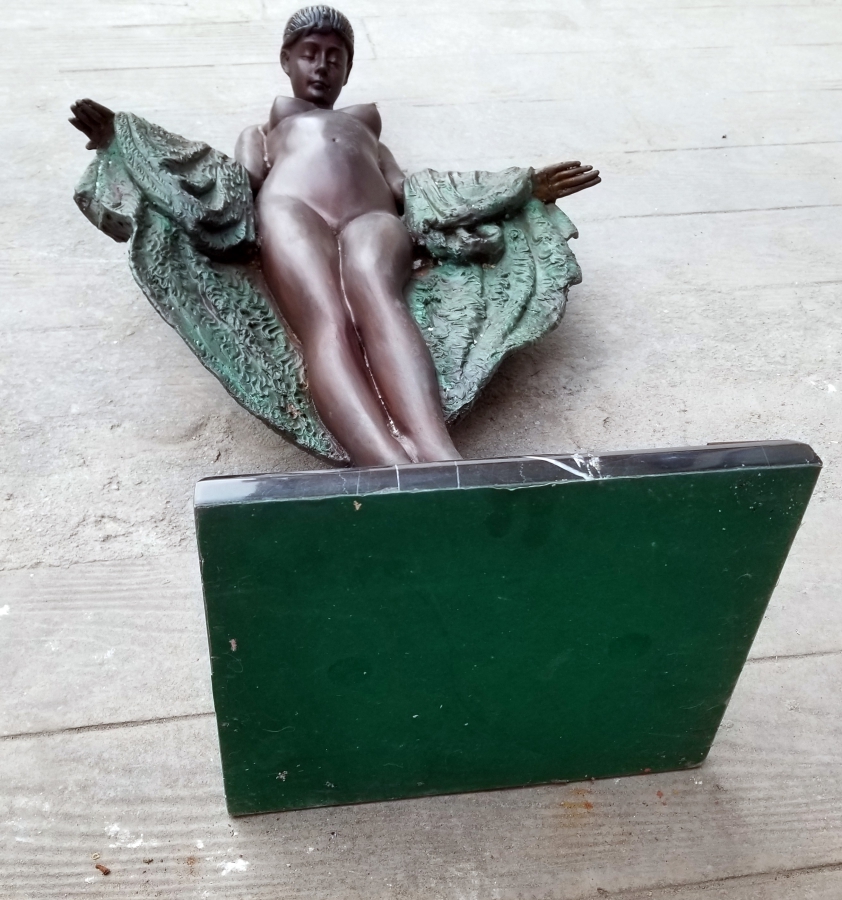 BÜYÜK BOY ANTİKA BRONZ HEYKEL