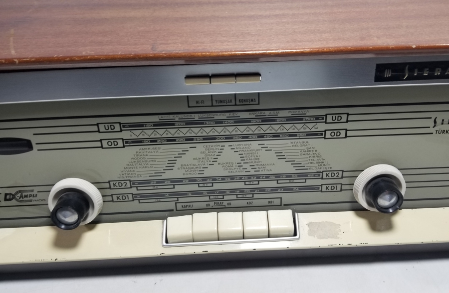 AHŞAP KASA ANTİKA RADYO