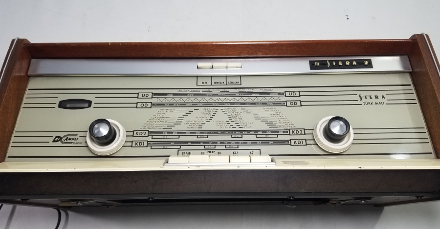 AHŞAP KASA ANTİKA RADYO