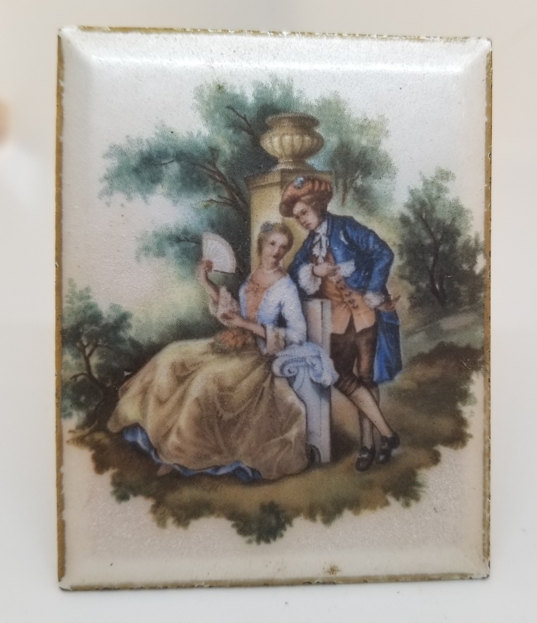 ANTİKA EMAYE FRANSIZ PANO