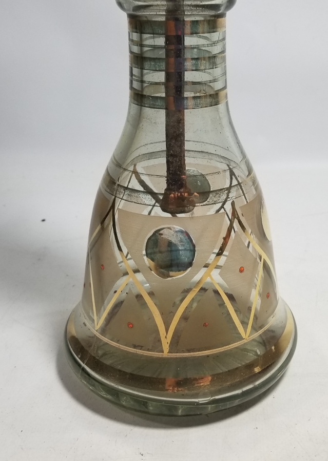 ÜZERİ ALTIN VARAKLI OSMANLI DÖNEMİ NADİR NARGİLE