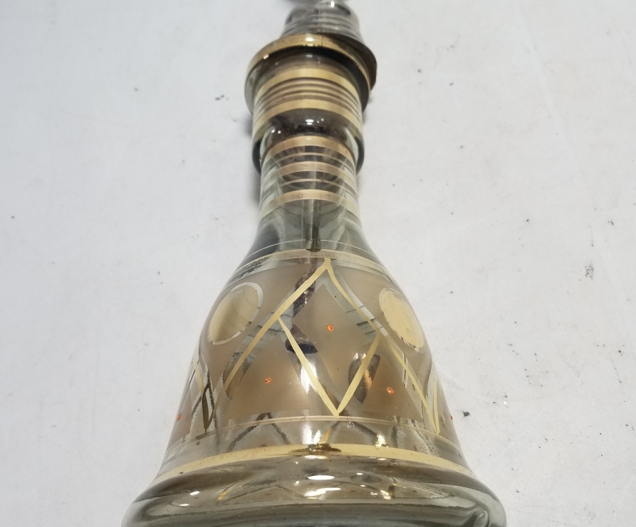 ÜZERİ ALTIN VARAKLI OSMANLI DÖNEMİ NADİR NARGİLE