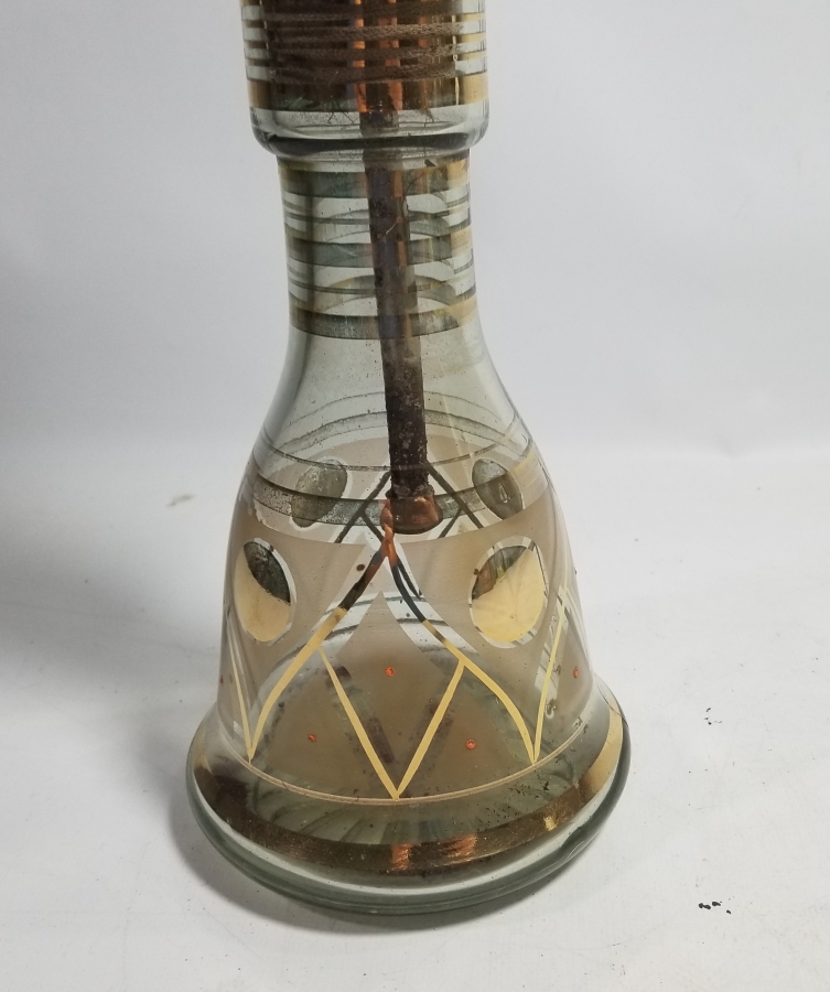 ÜZERİ ALTIN VARAKLI OSMANLI DÖNEMİ NADİR NARGİLE