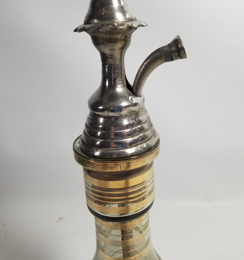 ÜZERİ ALTIN VARAKLI OSMANLI DÖNEMİ NADİR NARGİLE