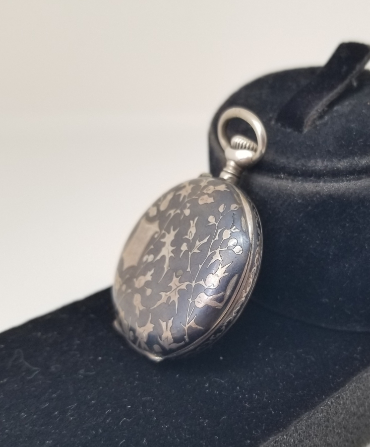 OSMANLI DÖNEMİ SAVATLI GÜMÜŞ KASA CEP SAATİ