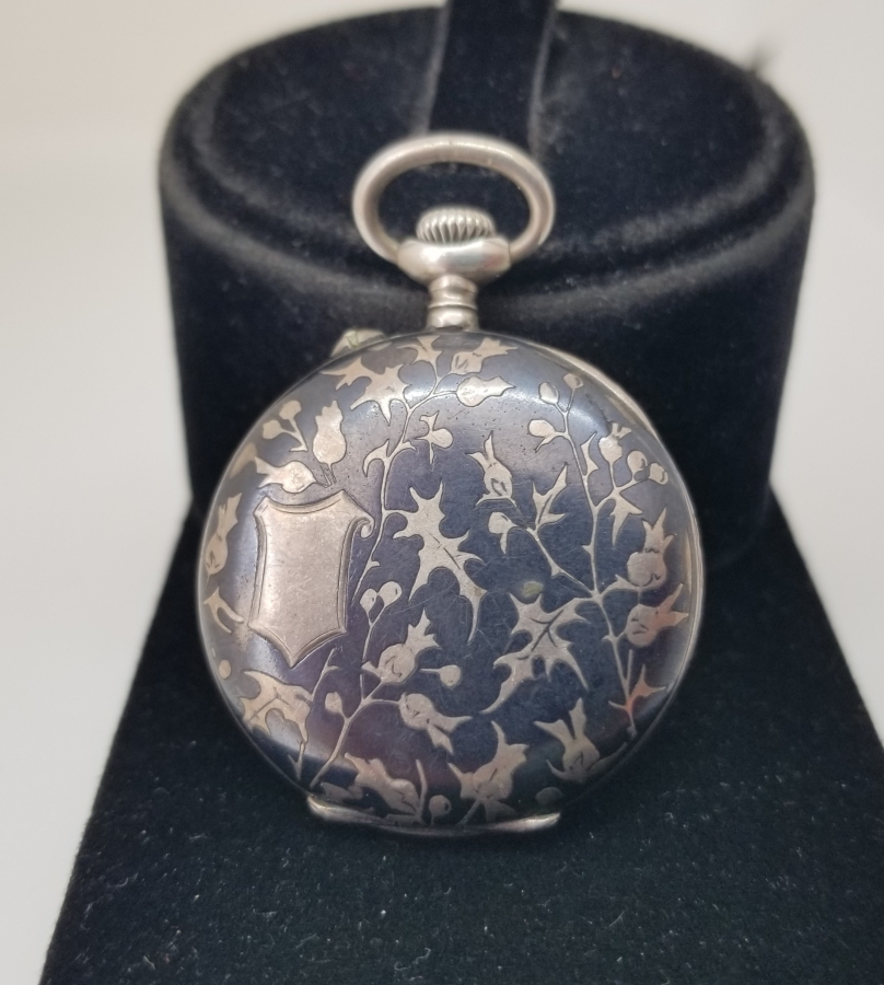 OSMANLI DÖNEMİ SAVATLI GÜMÜŞ KASA CEP SAATİ