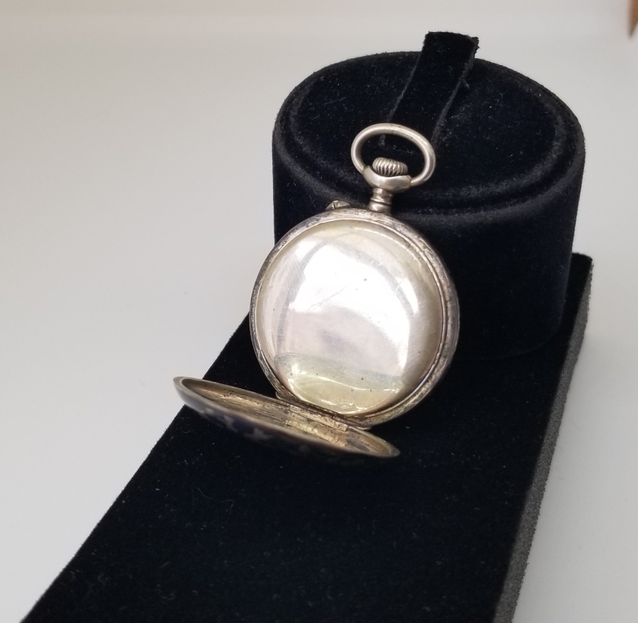 OSMANLI DÖNEMİ SAVATLI GÜMÜŞ KASA CEP SAATİ