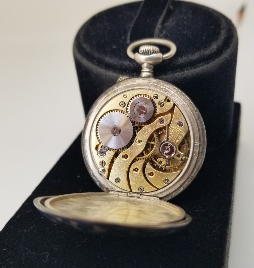 OSMANLI DÖNEMİ SAVATLI GÜMÜŞ KASA CEP SAATİ