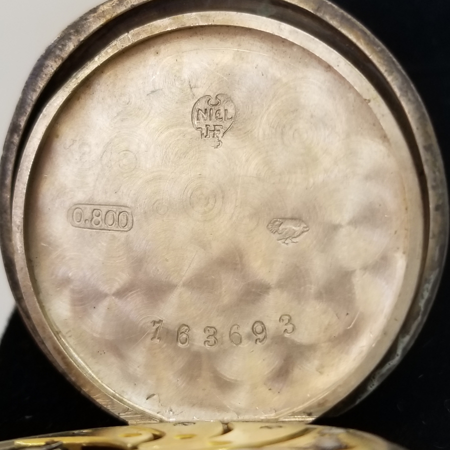 OSMANLI DÖNEMİ SAVATLI GÜMÜŞ KASA CEP SAATİ