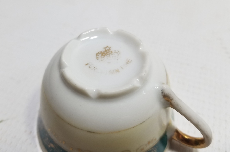 ANTİKA PORSELEN İNGİLİZ KAHVE FİNCANI