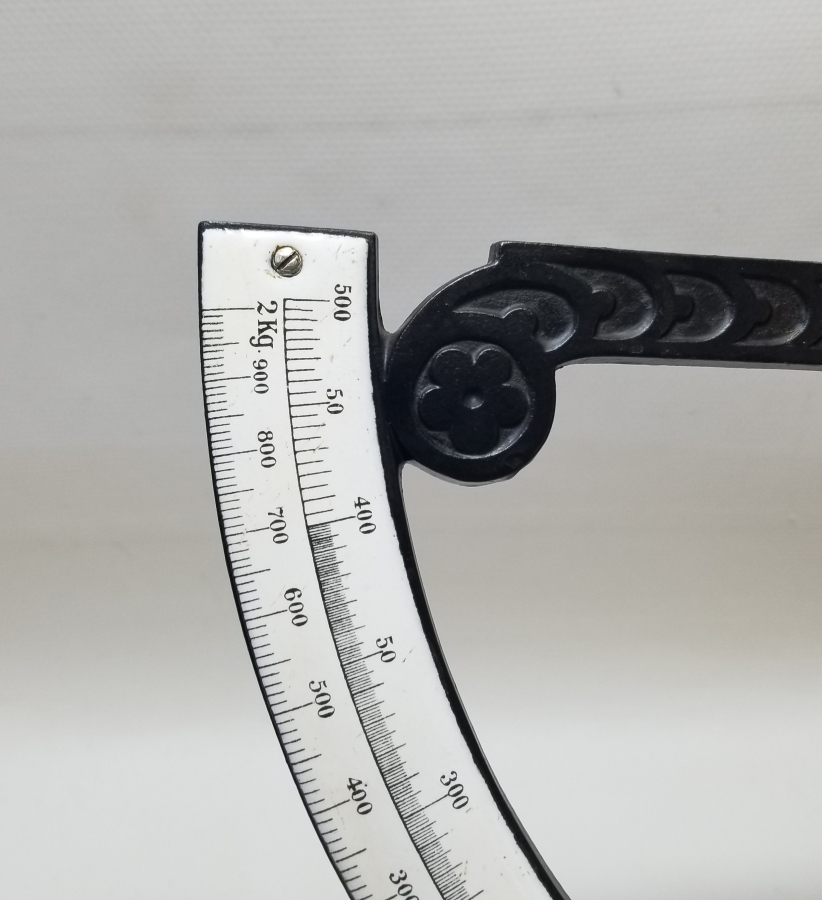 EMAYE KADRANLI ANTİKA DEV BOY POSTA TERAZİSİ