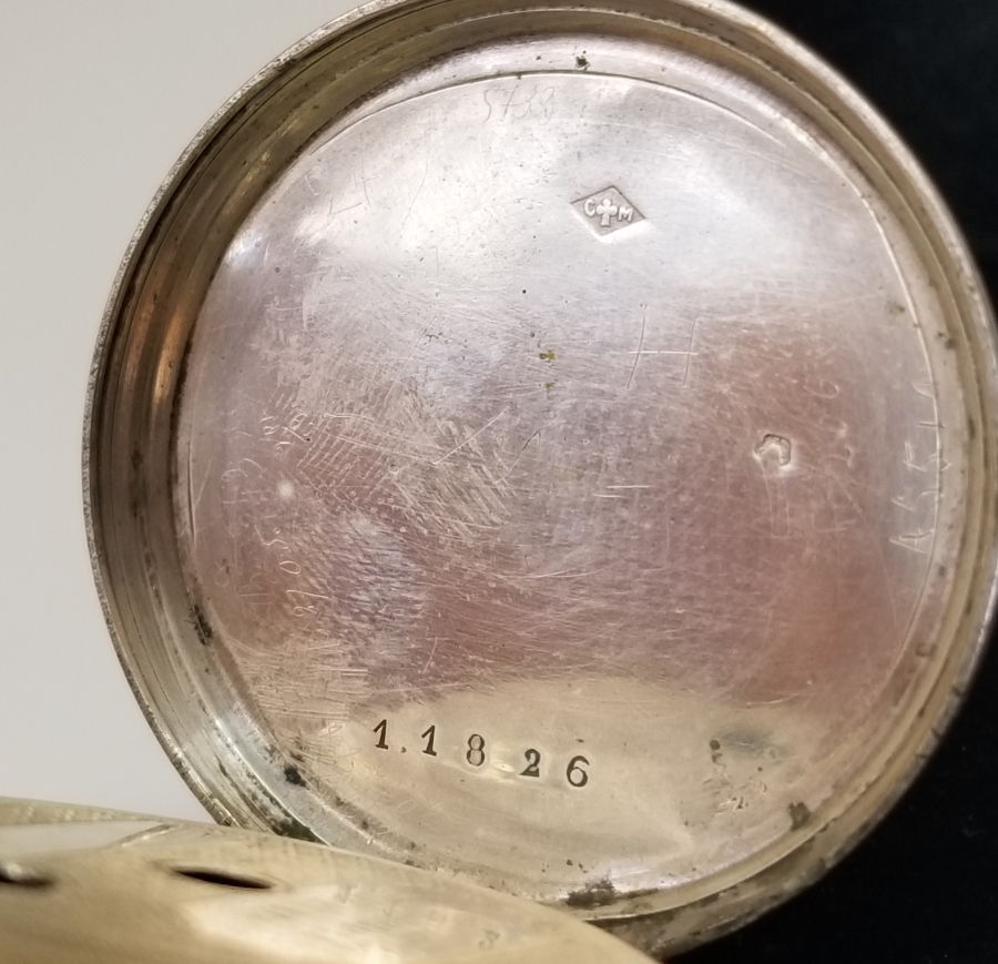 ARKADAN KURMALI GÜMÜŞ KASA OSMANLI DÖNEMİ CEP SAATİ