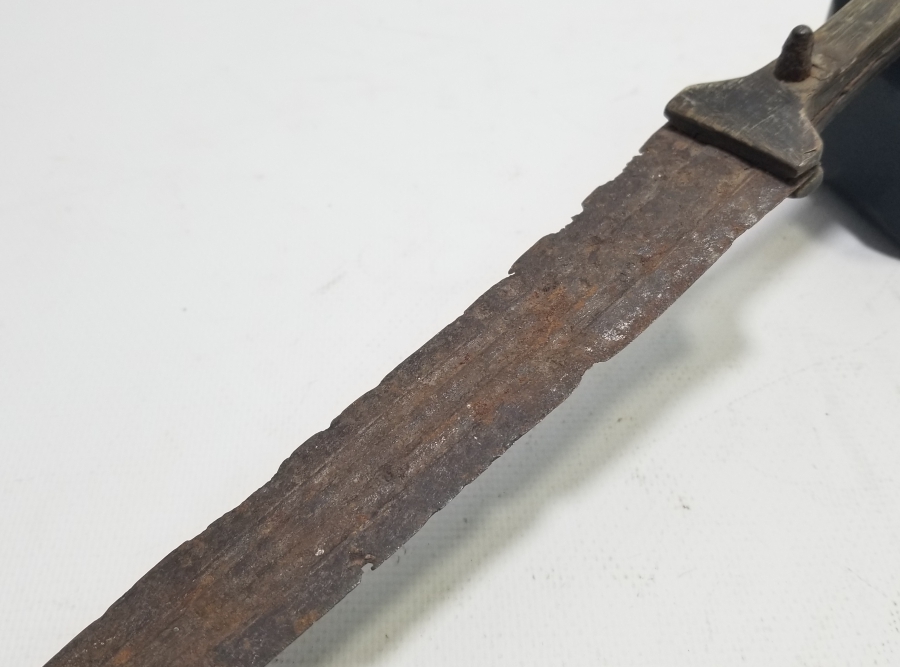 OSMANLI DÖNEMİ BÜYÜK BOY BOYNUZ SAPLI ÇERKES KAMASI