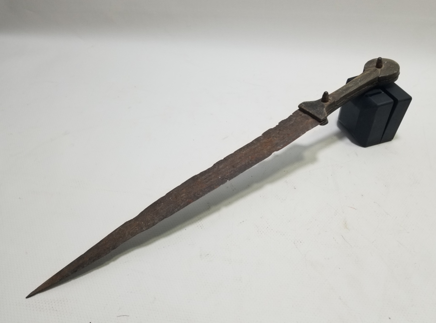 OSMANLI DÖNEMİ BÜYÜK BOY BOYNUZ SAPLI ÇERKES KAMASI