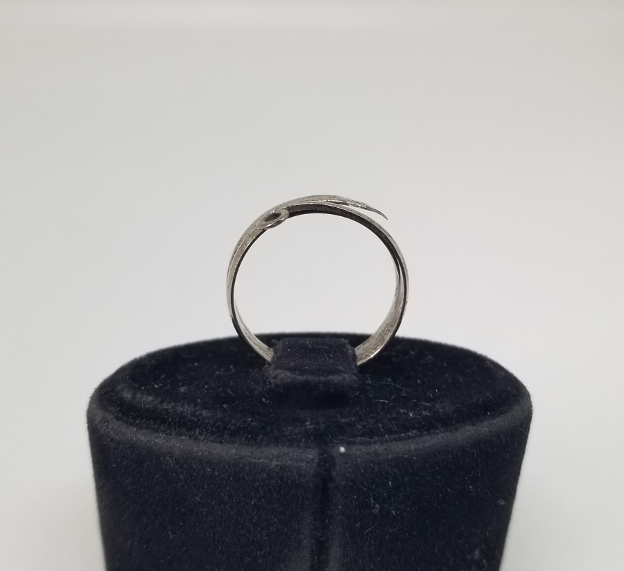 KABARTMA İŞÇİLİKLİ YILAN FORMLU OSMANLI DÖNEMİ RUM İŞİ YÜZÜK