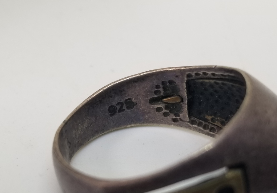 DOĞAL TAŞLI GÜMÜŞ YÜZÜK