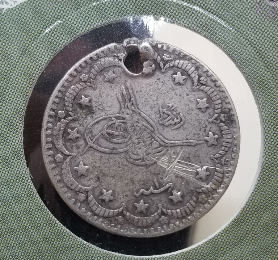 SULTAN MEHMET REŞAD DÖNEMİ GÜMÜŞ 5 KURUŞ MECİDİYE