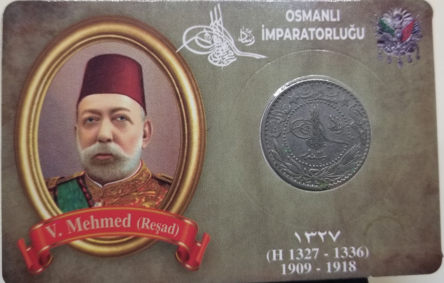 MEHMED REŞAD HAN DÖNEMİ KAPAMASINDA NİKEL 20 PARA