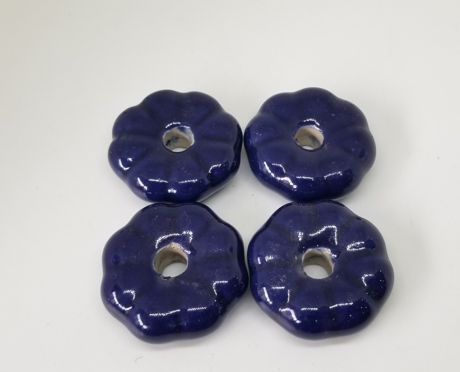 ÜZERİ EL BOYAMA OSMANLI DÖNEMİ PORSELEN ÇEKMECE KULPLARI LOTU