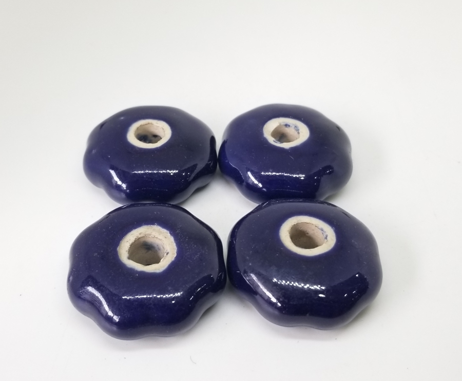 ÜZERİ EL BOYAMA OSMANLI DÖNEMİ PORSELEN ÇEKMECE KULPLARI LOTU