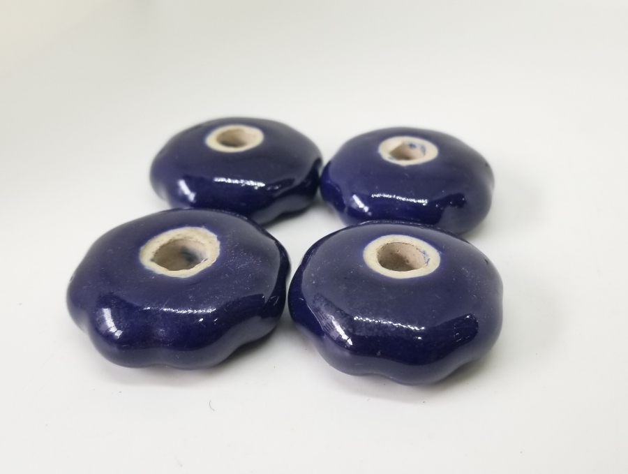 ÜZERİ EL BOYAMA OSMANLI DÖNEMİ PORSELEN ÇEKMECE KULPLARI LOTU