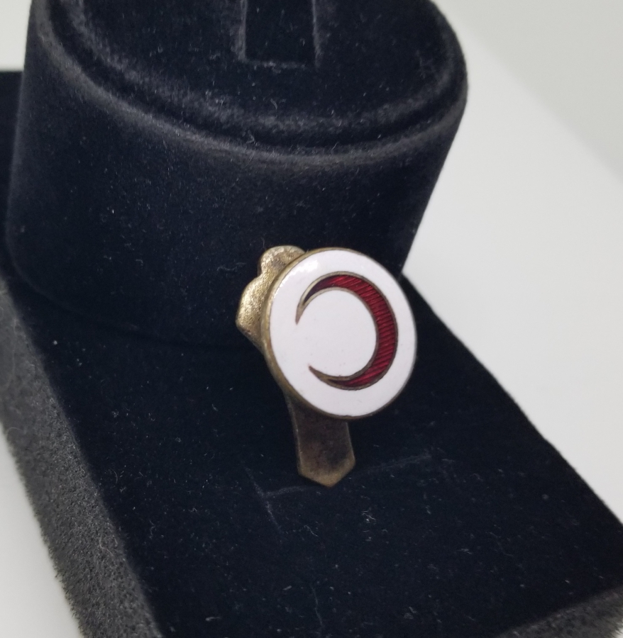 OSMANLI DÖNEMİ MİNELİ HİLAL-İ AHMER ROZET