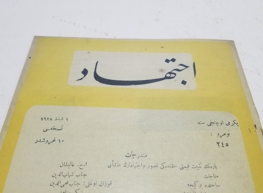 OSMANLICA İÇTİHAT DERGİSİ