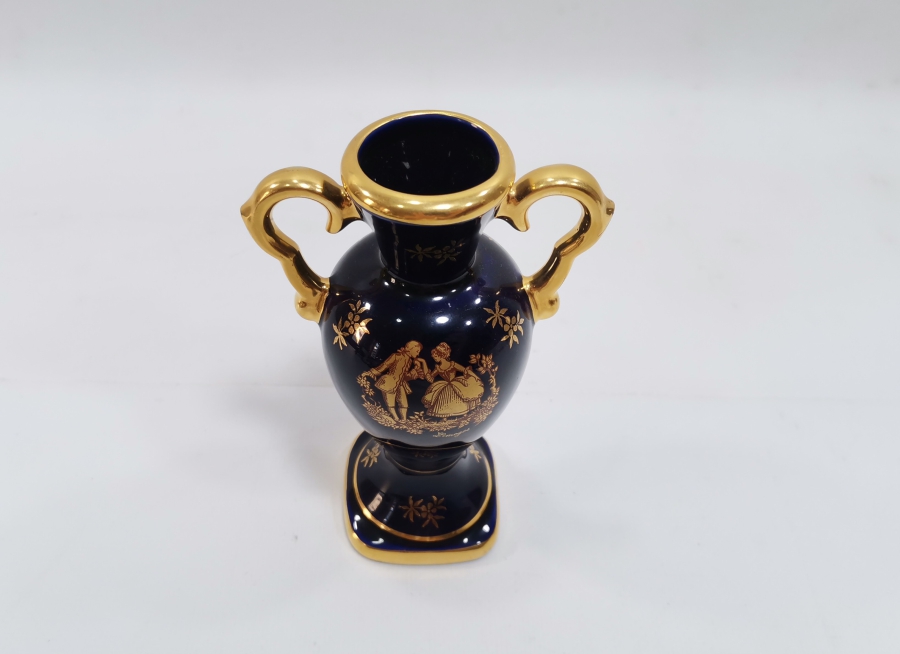 ANTİKA PORSELEN MİNYATÜR LİMOGES VAZO