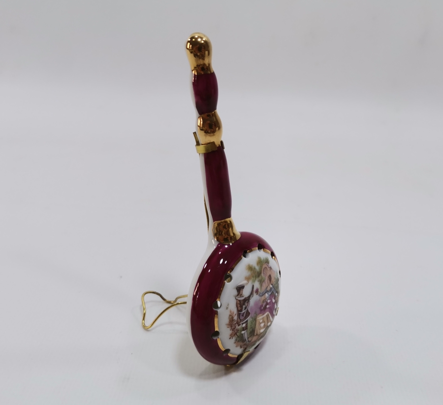 ÜZERİ ALTIN VARAKLI ANTİKA LİMOGES BİBLO