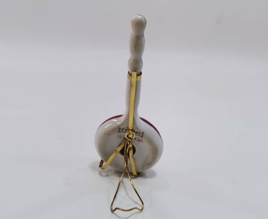 ÜZERİ ALTIN VARAKLI ANTİKA LİMOGES BİBLO