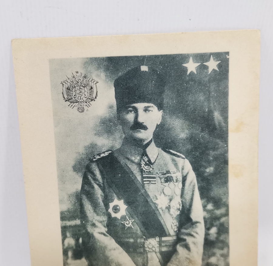 ÇOK NADİR İLK KEZ GÖRÜLEN ATATÜRK GÖRSELLİ PROPAGANDA KARTI