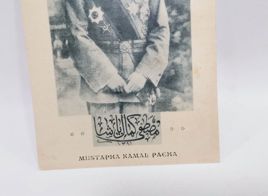 ÇOK NADİR İLK KEZ GÖRÜLEN ATATÜRK GÖRSELLİ PROPAGANDA KARTI