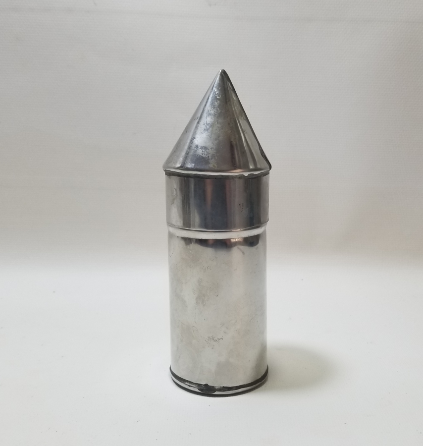 KALEM FORMUNDA YAPILMIŞ ANTİKA KAPAKLI KALEM KUTUSU