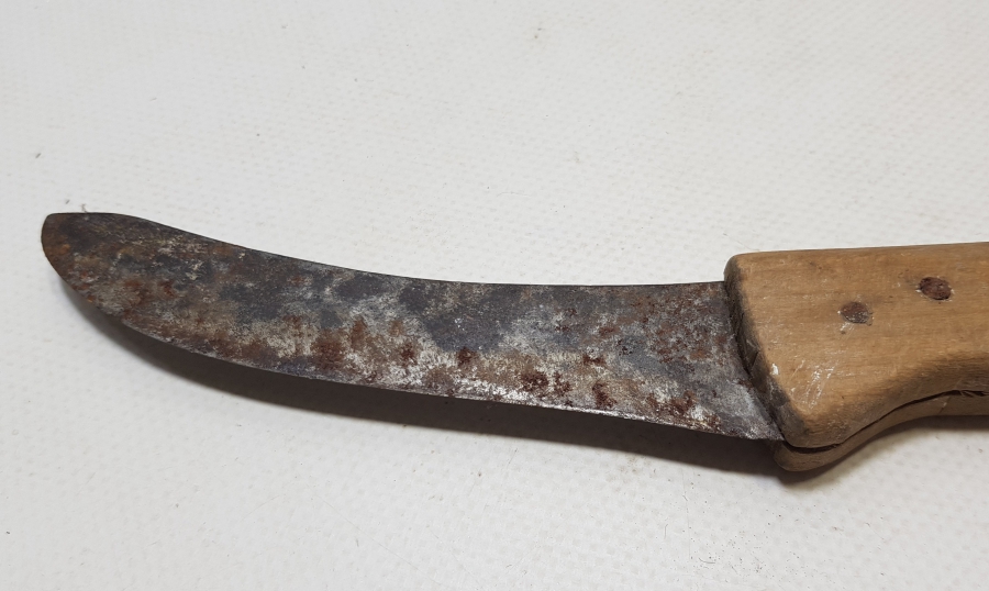 ÜZERİ AY YILDIZ FİGÜRLÜ ANTİKA AFYON KAPSÜLÜ ÇİZME BIÇAĞI