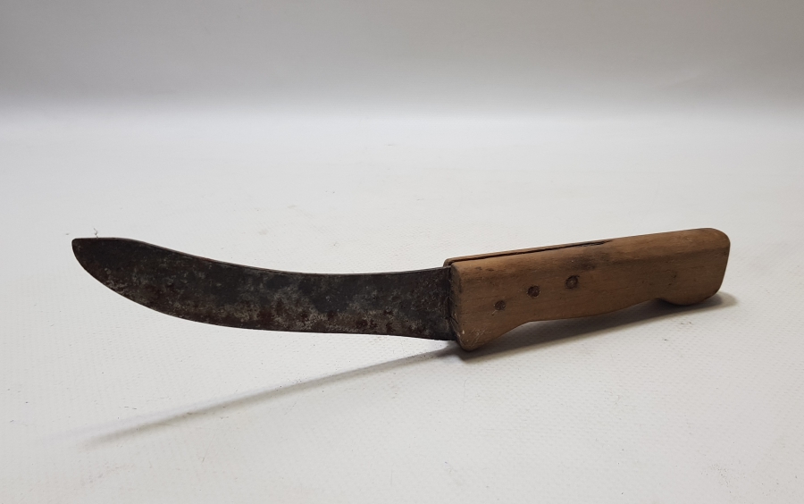 ÜZERİ AY YILDIZ FİGÜRLÜ ANTİKA AFYON KAPSÜLÜ ÇİZME BIÇAĞI