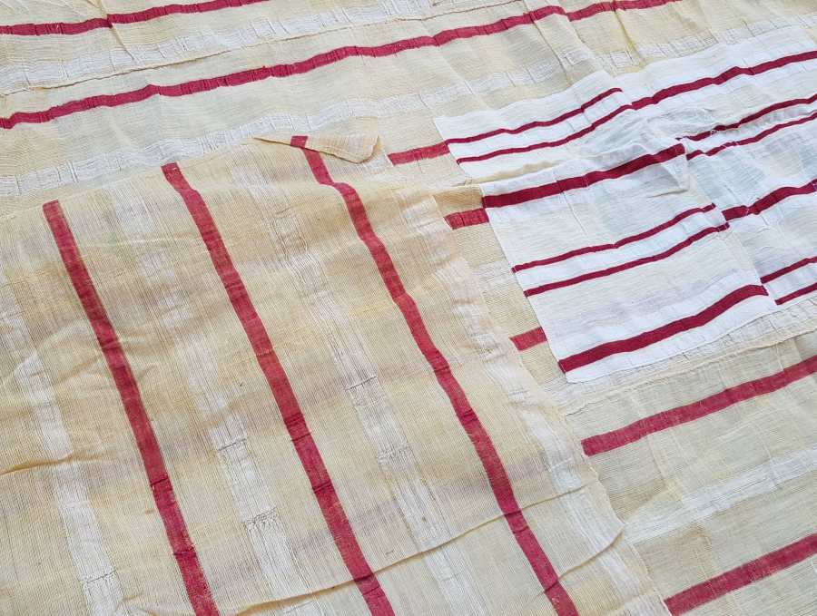 OSMANLI DÖNEMİ ÇOK NADİR ÜZERİ İŞLEMELİ İĞNE OYALI İPEK YATAK ÖRTÜSÜ