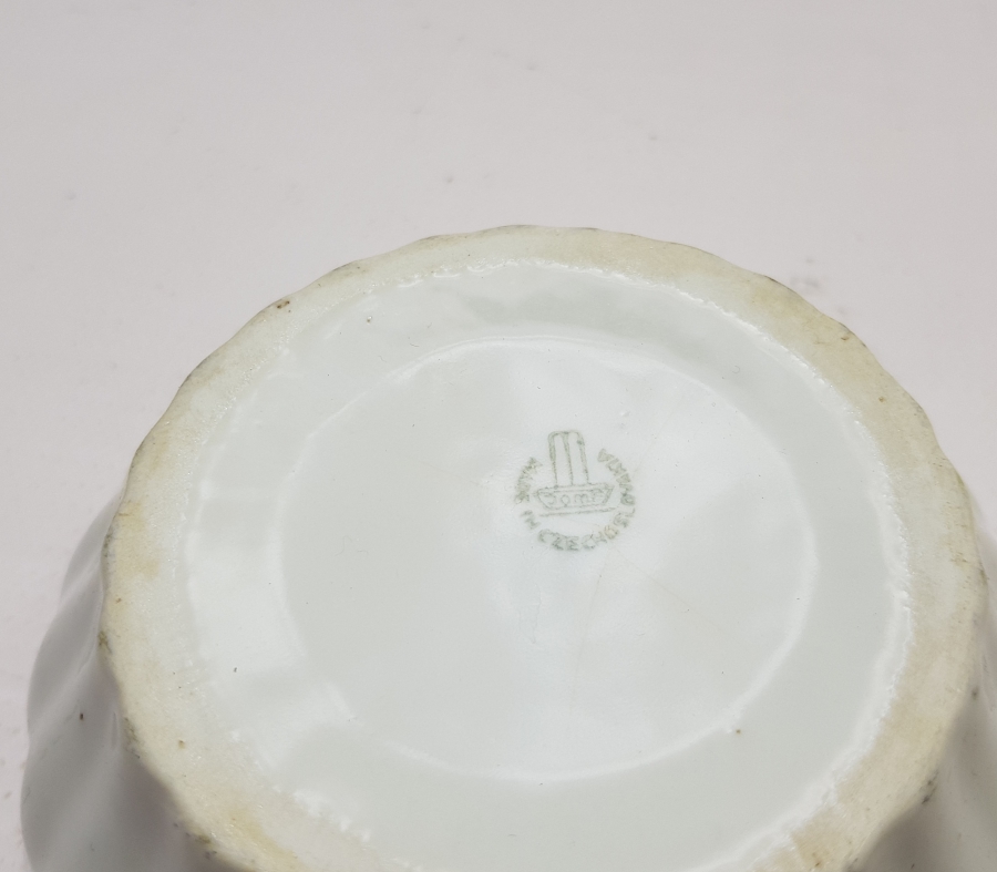 ÇEKOSLAVAKYA YAPIMI OSMANLI DÖNEMİ DİLİMLİ KASE