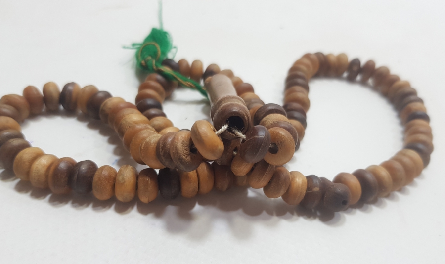 OSMANLI DÖNEMİ AHŞAPTAN MAMUL 99LUK NAMAZ TESPİHİ - ZİKİR TESPİHİ