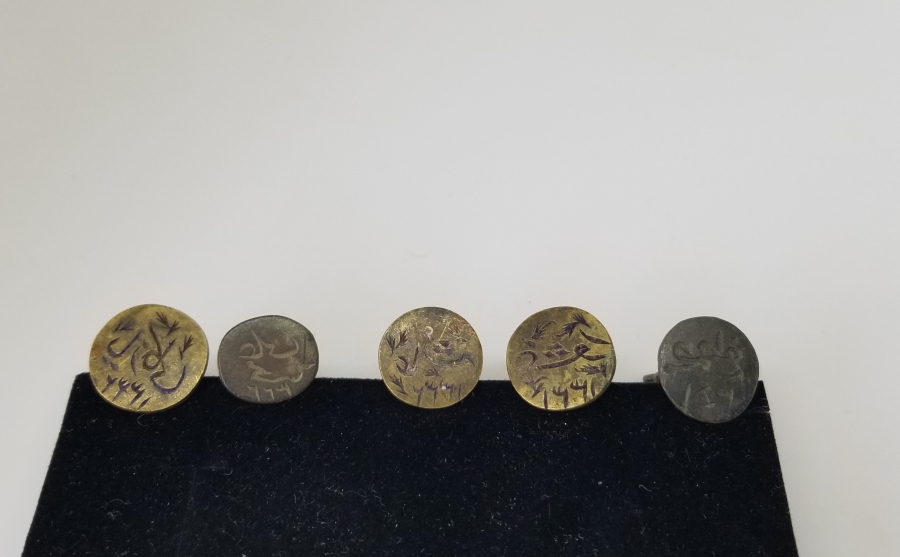 OSMANLI DÖNEMİ EL KAZIMA ŞAHIS MÜHÜRLERİ LOTU