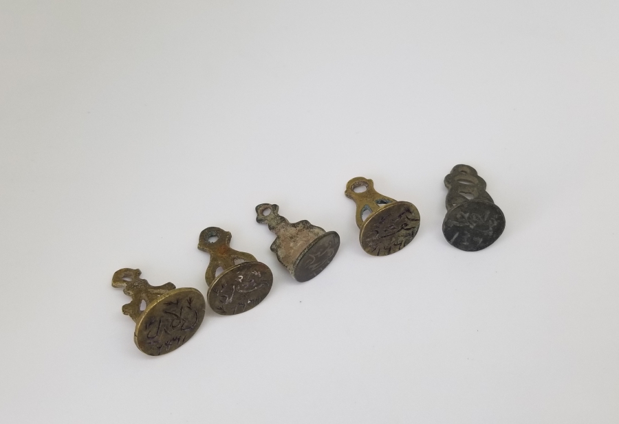 OSMANLI DÖNEMİ EL KAZIMA ŞAHIS MÜHÜRLERİ LOTU