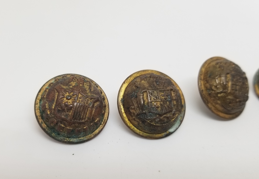 1. DÜNYA SAVAŞI DÖNEMİ İNGİLİZ SUBAY DÜĞMELERİ LOTU