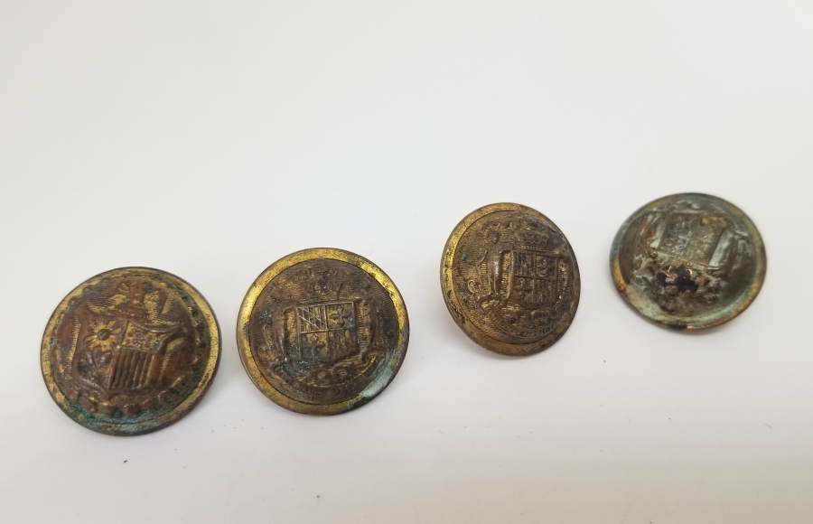 1. DÜNYA SAVAŞI DÖNEMİ İNGİLİZ SUBAY DÜĞMELERİ LOTU