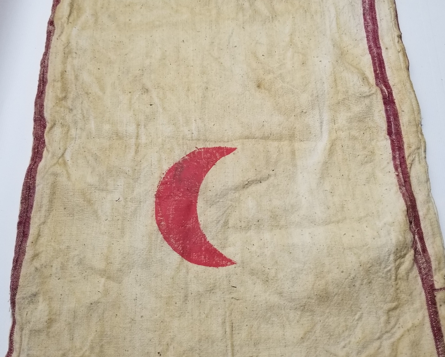 OSMANLI DÖNEMİ NADİR HİLAL-İ AHMER ERZAK ÇUVALI